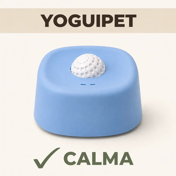 Plato lamedor antiestrés YoguiPet para perros y gatos
