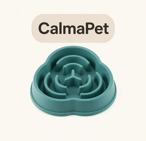 Comedero lento CalmaPet con obstáculos para perros que comen rápido