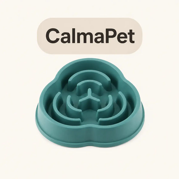 Comedero lento CalmaPet con obstáculos para perros que comen rápido