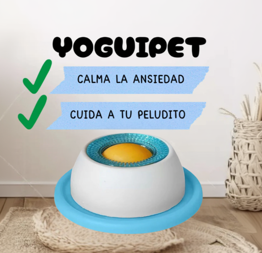 YoguiPet Comedor lento para perros y gatos