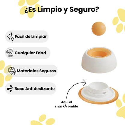 YoguiPet Comedor lento para perros y gatos