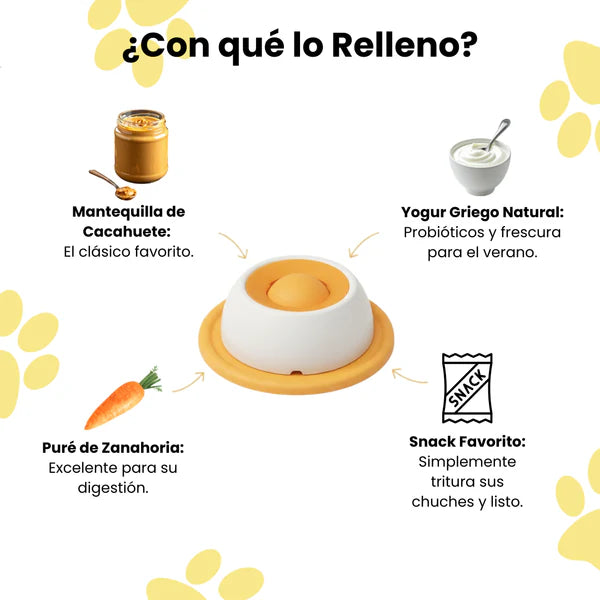 YoguiPet Comedor lento para perros y gatos
