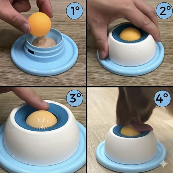 YoguiPet Comedor lento para perros y gatos